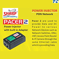 Sharp Vision Power Injector (PoE) with built in Adapter (SV-PACER-2)