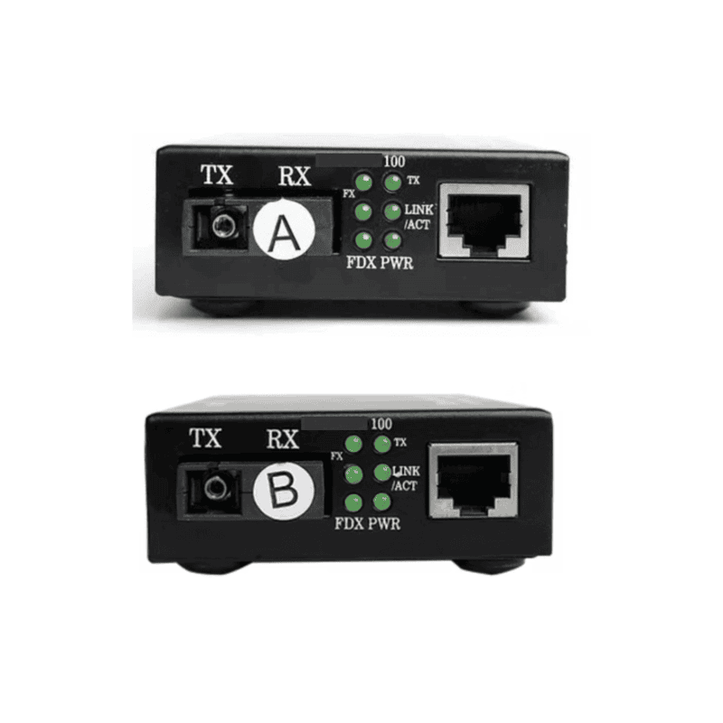Syrotech 10/100Mbps Bi-Directional Media Converter (Set of A+B)